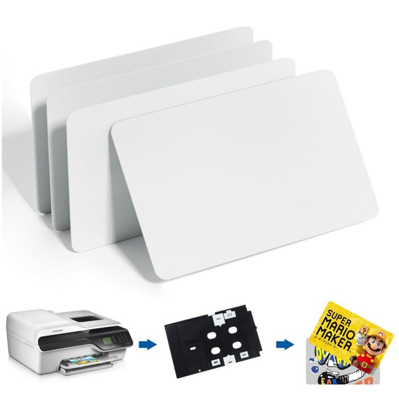 Timeskey NFC 20 pcs NFC Cards Printable Inkjet NFC Tags Programmable Ntag215 Inkjet PVC Cards NFC Business Card CR80 NFC Card Blank NFC Chipï¼ŒCompatible with Epson and Canon Inkjet Printers - Image 1
